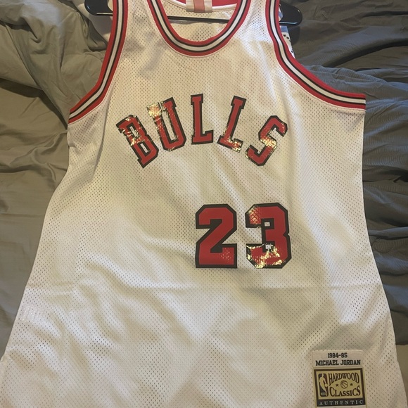 Michael Jordan Mitchel and Ness Hardwood Classic #23 Game Jersey Size XL (48) - Picture 2 of 7